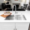 HELENA II Chrome Kitchen Faucet - Image 2