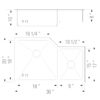 AKOYA 16 Gauge Stainless Steel Kitchen Sink - Image 3