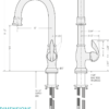 ALTA Chrome Bar Faucet - Image 3
