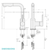 OLIVIA Chrome Kitchen Faucet - Image 5